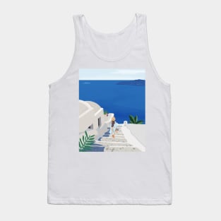 Santorini, Greece Travel Tank Top